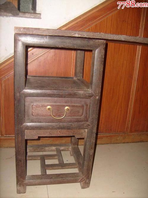 家具明清古典老物件铁力香案_木桌/几/滚动鼠标滚轴,图片即可轻松放大